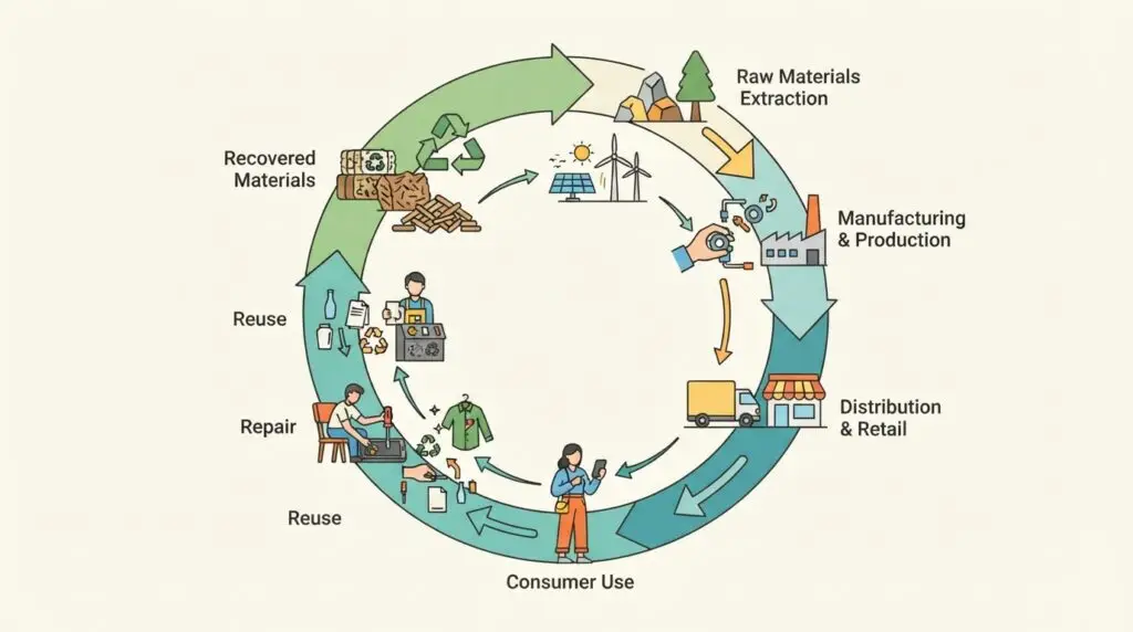 circulaire economie en duurzaam consumeren